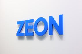 Zeon Corporation signboard and logo
